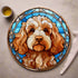 Cockapoo Golden Glass Suncatcher Worktop Saver
